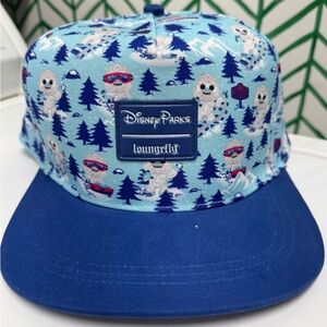 NWT Disney Parks Loungefly Abominable snowman Flat Bill Hat